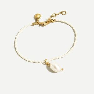 J CREW KAYLEE FRESH WTR PEARL BEACHY BRACELET NWT